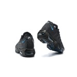 Nike Air Max 95 Black Laser Blue DC4115-001 スニーカー Nike Air Max 95 Black Laser Blue DC4115-001 スニーカー レーザーブルーアクセント付き