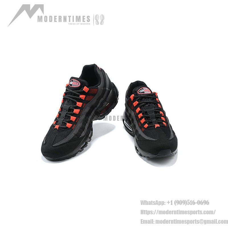 Nike Air Max 95 DA1513-001 ブラック&クリムゾン スニーカー Nike Air Max 95 DA1513-001 ブラック&クリムゾン スニーカー サイドビュー