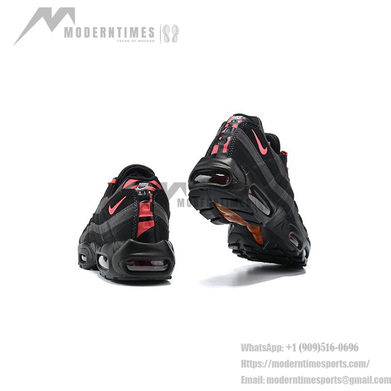 Nike Air Max 95 DA1513-001 ブラック&クリムゾン スニーカー Nike Air Max 95 DA1513-001 ブラック&クリムゾン スニーカー サイドビュー