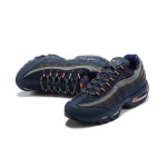 Nike Air Max 95 CW7477-400 ブルー、グレー、オレンジ スニーカー Nike Air Max 95 CW7477-400 ブルー、グレー、オレンジ スニーカー 側面図