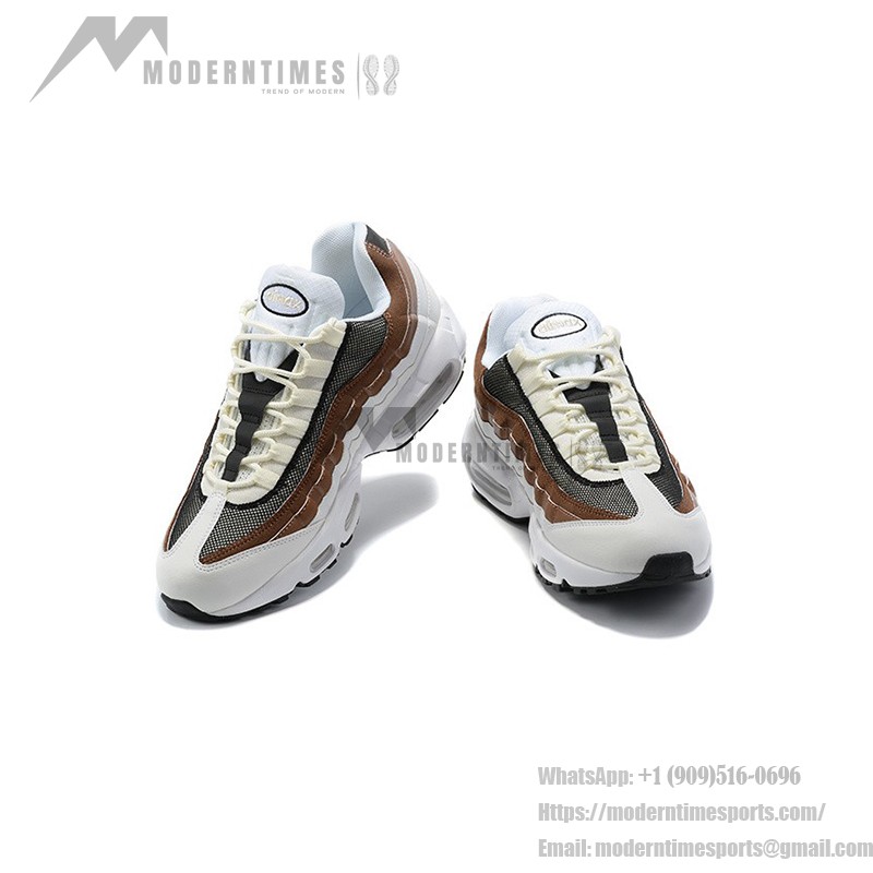 Nike Air Max 95 Cashmere DB0250-100 レトロスニーカー Nike Air Max 95 Cashmere DB0250-100 ホワイト&ブラウンレトロスニーカー