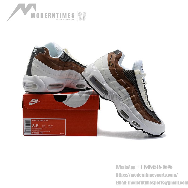 Nike Air Max 95 Cashmere DB0250-100 レトロスニーカー Nike Air Max 95 Cashmere DB0250-100 ホワイト&ブラウンレトロスニーカー