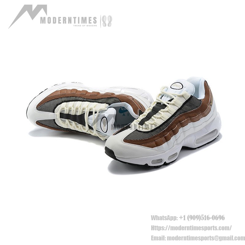 Nike Air Max 95 Cashmere DB0250-100 レトロスニーカー Nike Air Max 95 Cashmere DB0250-100 ホワイト&ブラウンレトロスニーカー