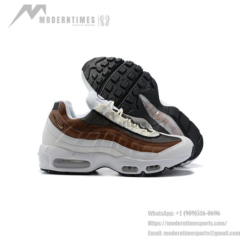 Nike Air Max 95 Cashmere DB0250-100 レトロスニーカー Nike Air Max 95 Cashmere DB0250-100 ホワイト&ブラウンレトロスニーカー