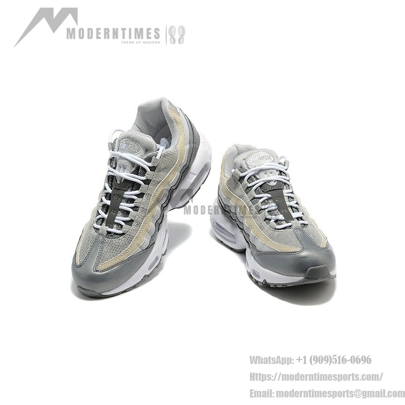 Nike Air Max 95 ミディアム グレー レトロランニングシューズ DC9844-001 メンズ&ウィメンズ Nike Air Max 95 ミディアム グレー クラシック スニーカー DC9844-001 エアクッショニング付き