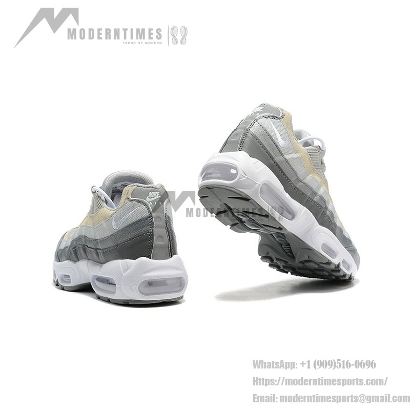 Nike Air Max 95 ミディアム グレー レトロランニングシューズ DC9844-001 メンズ&ウィメンズ Nike Air Max 95 ミディアム グレー クラシック スニーカー DC9844-001 エアクッショニング付き
