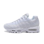 Nike Air Max 95 DH8015-100 オールホワイト スニーカー Nike Air Max 95 DH8015-100 オールホワイト スニーカー 側面図
