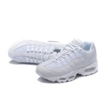 Nike Air Max 95 DH8015-100 オールホワイト スニーカー Nike Air Max 95 DH8015-100 オールホワイト スニーカー 側面図