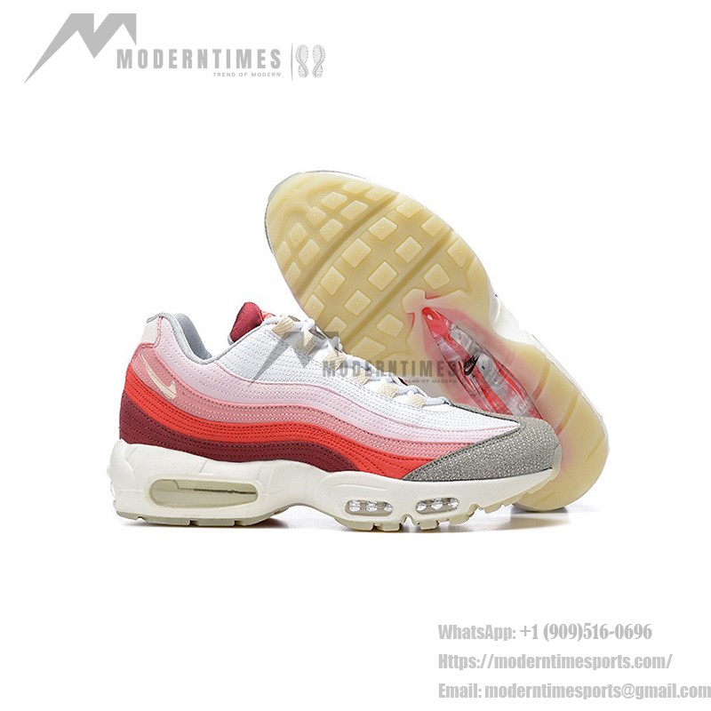 Nike Air Max 95 DM0012-600 赤色 メンズランニングシューズ Nike Air Max 95 DM0012-600 メンズランニングシューズ 赤色配色