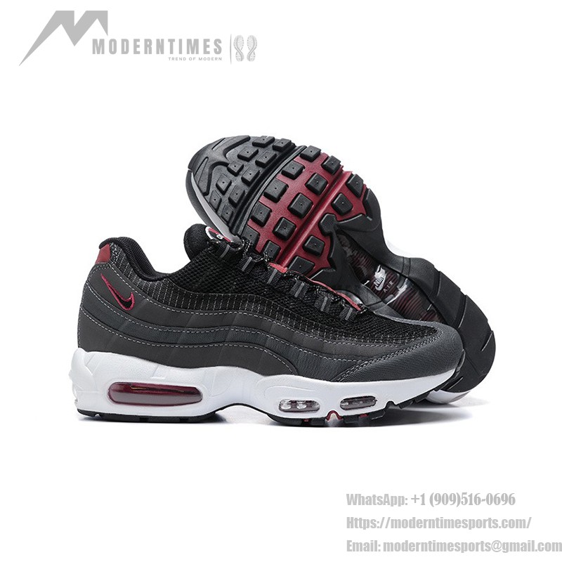 Nike Air Max 95 DQ3982-001 メンズ ランニングシューズ 見えるエアクッション Nike Air Max 95 DQ3982-001 メンズ クラシックランニングシューズ、快適なクッション、スタイリッシュなデザイン