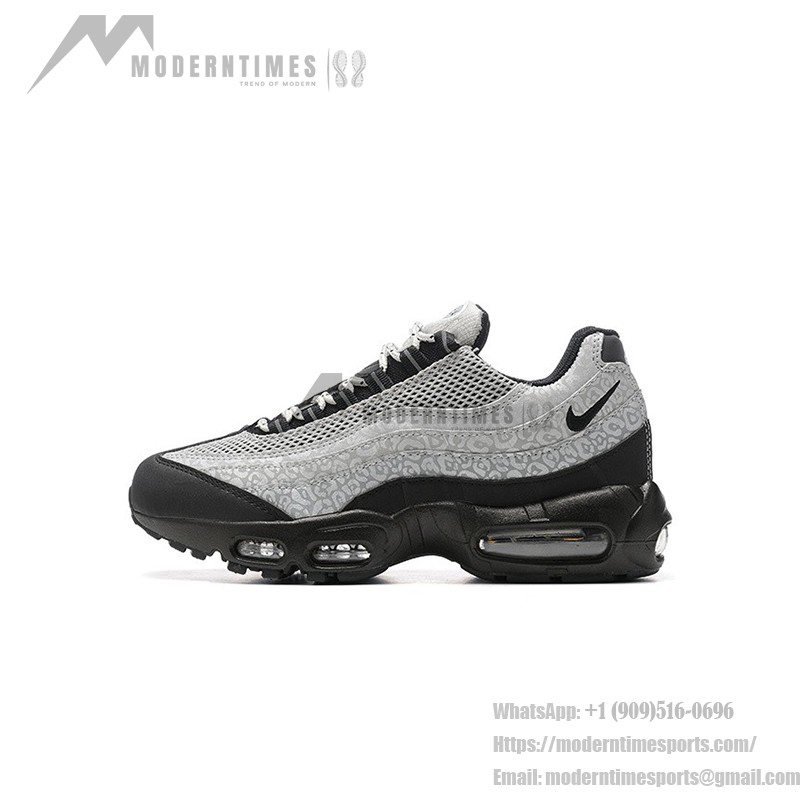 Nike Air Max 95 DV5581-001 メンズ ランニングシューズ 見えるエアクッション Nike Air Max 95 DV5581-001 メンズ クラシックランニングシューズ、快適なクッション、スタイリッシュなストリートファッション