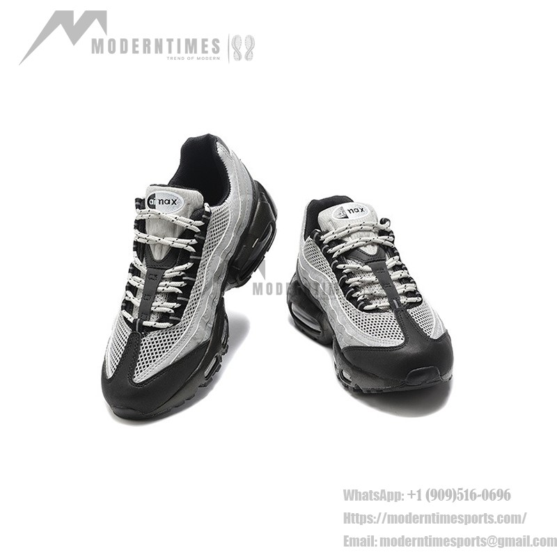 Nike Air Max 95 DV5581-001 メンズ ランニングシューズ 見えるエアクッション Nike Air Max 95 DV5581-001 メンズ クラシックランニングシューズ、快適なクッション、スタイリッシュなストリートファッション