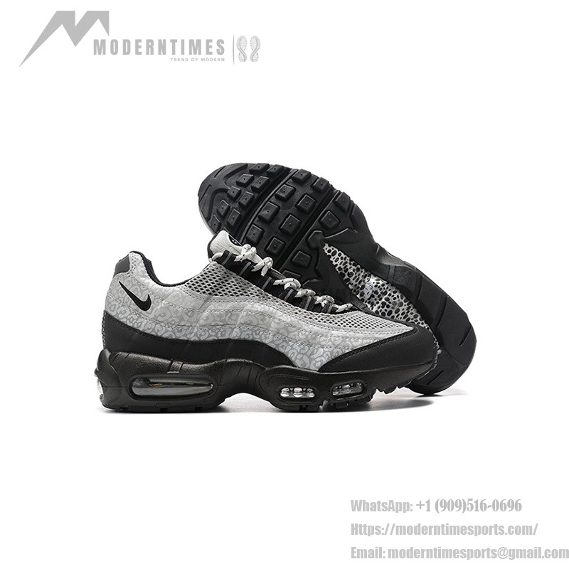 Nike Air Max 95 DV5581-001 メンズ ランニングシューズ 見えるエアクッション Nike Air Max 95 DV5581-001 メンズ クラシックランニングシューズ、快適なクッション、スタイリッシュなストリートファッション