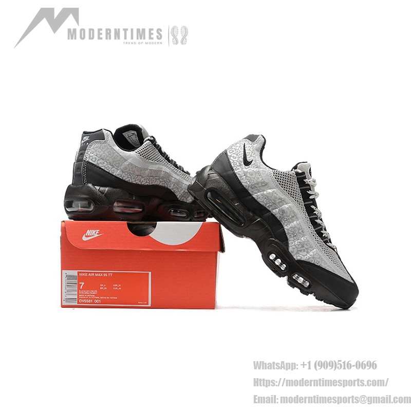 Nike Air Max 95 DV5581-001 メンズ ランニングシューズ 見えるエアクッション Nike Air Max 95 DV5581-001 メンズ クラシックランニングシューズ、快適なクッション、スタイリッシュなストリートファッション