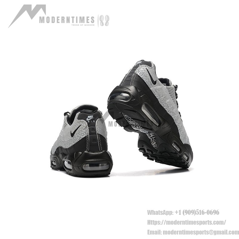 Nike Air Max 95 DV5581-001 メンズ ランニングシューズ 見えるエアクッション Nike Air Max 95 DV5581-001 メンズ クラシックランニングシューズ、快適なクッション、スタイリッシュなストリートファッション
