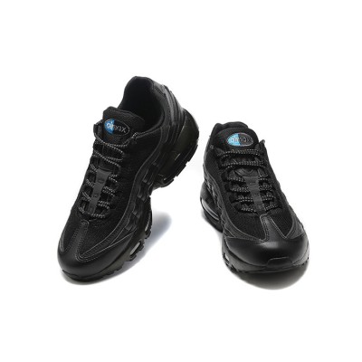 Nike Air Max 95 'Black Dark Marina Reflective' DZ4511-001 メンズ エアクッション スニーカー – 反射ディテール付きのアイコニックなレトロデザインでスタイリッシュな快適さ
