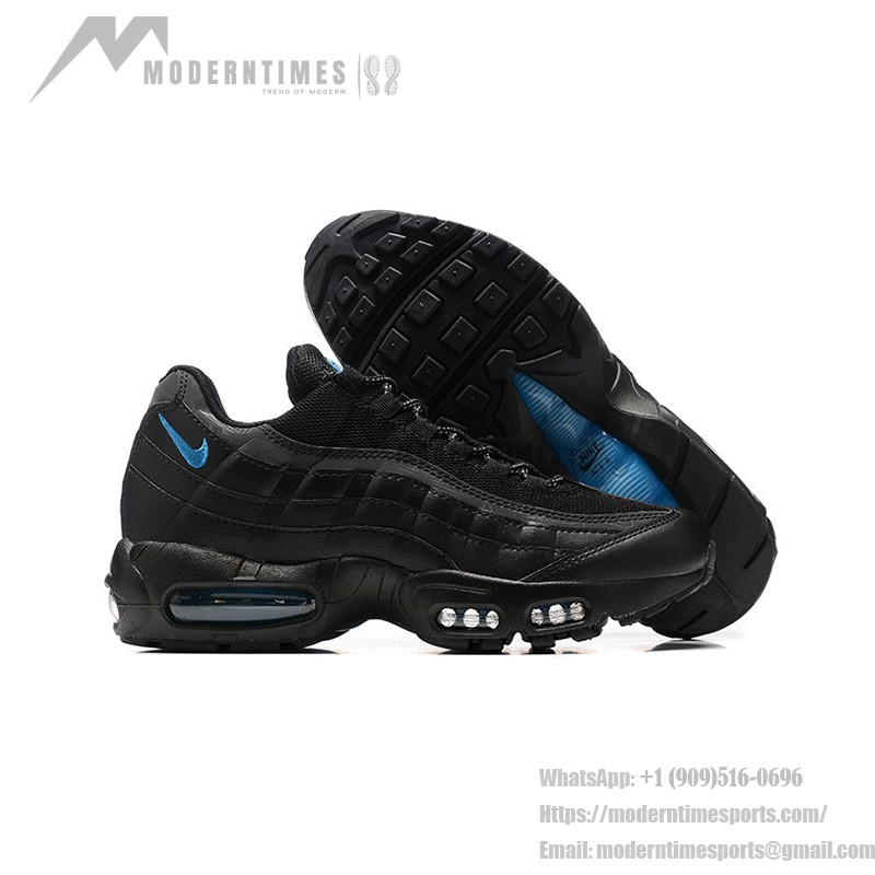 Nike Air Max 95 'Black Dark Marina Reflective' DZ4511-001 メンズ エアクッション スニーカー 反射ディテール付き Nike Air Max 95 'Black Dark Marina Reflective' DZ4511-001 メンズ エアクッション スニーカー – 反射ディテール付きのレトロデザイン
