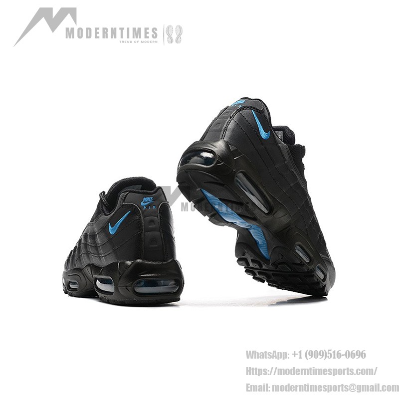 Nike Air Max 95 'Black Dark Marina Reflective' DZ4511-001 メンズ エアクッション スニーカー 反射ディテール付き Nike Air Max 95 'Black Dark Marina Reflective' DZ4511-001 メンズ エアクッション スニーカー – 反射ディテール付きのレトロデザイン
