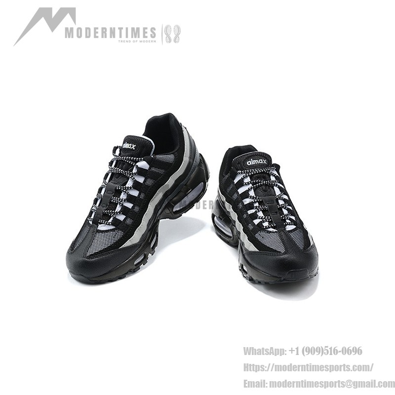 Nike Air Max 95 Essential CT1805-001 ブラック&スモークグレー スニーカー Nike Air Max 95 Essential CT1805-001 ブラック&スモークグレー スニーカー 側面図