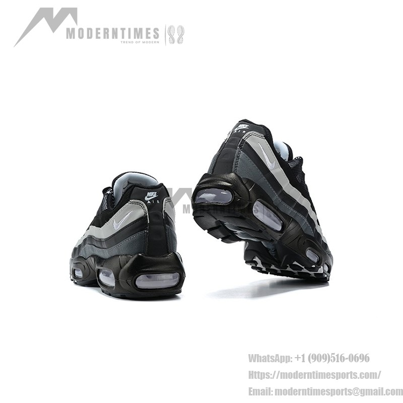 Nike Air Max 95 Essential CT1805-001 ブラック&スモークグレー スニーカー Nike Air Max 95 Essential CT1805-001 ブラック&スモークグレー スニーカー 側面図