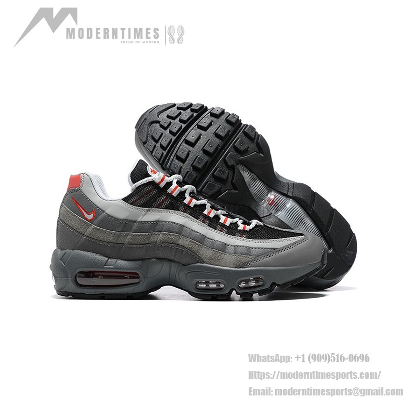 Nike Air Max 95 Essential CI3705-600 Nike Air Max 95 Essential CI3705-600 グレー&レッド スニーカー