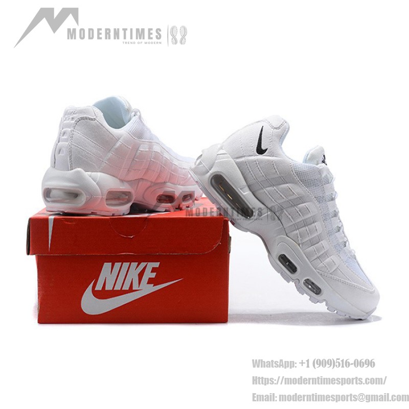 Nike Air Max 95 Essential CK7070-100 ホワイト&ブラック スニーカー Nike Air Max 95 Essential CK7070-100 ホワイト&ブラック スニーカー 側面図