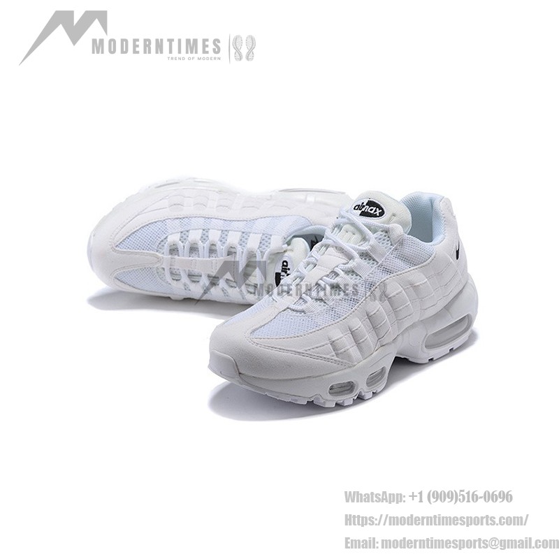 Nike Air Max 95 Essential CK7070-100 ホワイト&ブラック スニーカー Nike Air Max 95 Essential CK7070-100 ホワイト&ブラック スニーカー 側面図