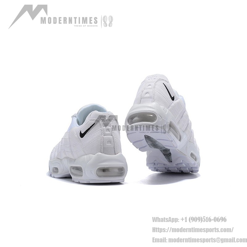 Nike Air Max 95 Essential CK7070-100 ホワイト&ブラック スニーカー Nike Air Max 95 Essential CK7070-100 ホワイト&ブラック スニーカー 側面図