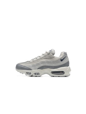 Nike Air Max 95 'Wolf Grey Midnight Navy' FD0663-001 メンズ エアクッション スニーカー – 快適な衝撃吸収とスタイリッシュなカラーウェイのアイコニックなデザイン