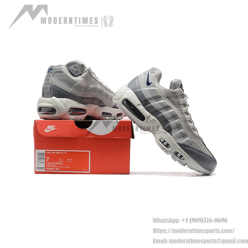 Nike Air Max 95 'Wolf Grey Midnight Navy' FD0663-001 メンズ スニーカー Airクッション技術搭載 Nike Air Max 95 'Wolf Grey Midnight Navy' FD0663-001 メンズ エアクッション スニーカー – Air Max クッション付きのスタイリッシュなグレーとネイビーのカラーバリエーション