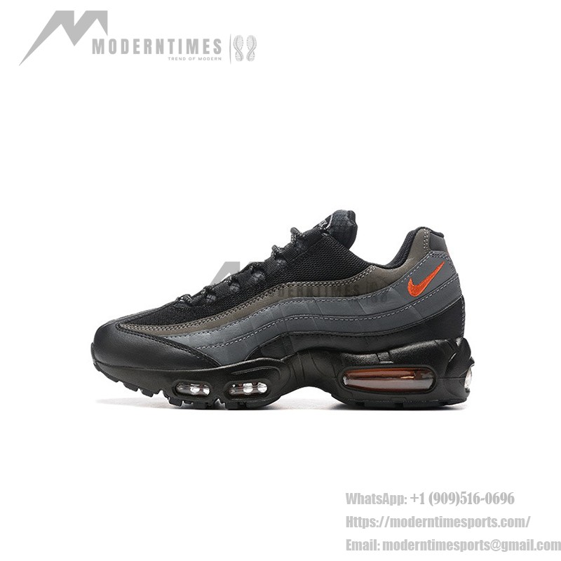 Nike Air Max 95 'Black Picante Reflective' FD0663-002 メンズ スニーカー – プレミアム Air Max クッションと反射的なデザイン Nike Air Max 95 'Black Picante Reflective' FD0663-002 メンズ ランニングスニーカー – 視認性を高める反射素材と大胆なカラーパレット