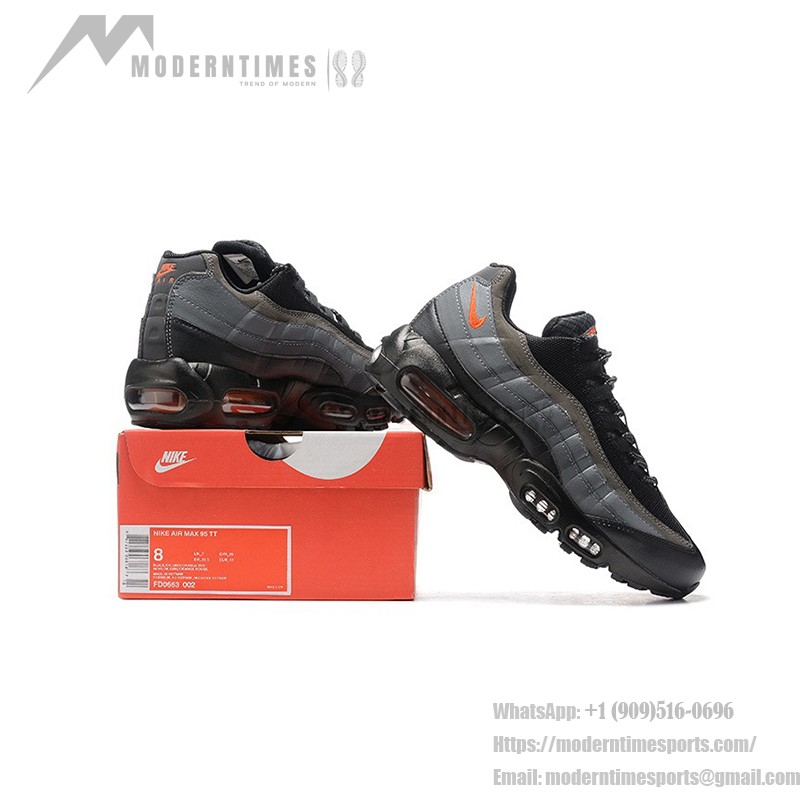 Nike Air Max 95 'Black Picante Reflective' FD0663-002 メンズ スニーカー – プレミアム Air Max クッションと反射的なデザイン Nike Air Max 95 'Black Picante Reflective' FD0663-002 メンズ ランニングスニーカー – 視認性を高める反射素材と大胆なカラーパレット