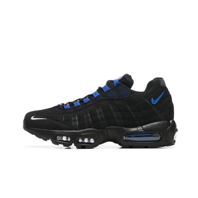 Nike Air Max 95 'Black Royal Blue' FN3876-001 – メンズアイコニックエアクッションスニーカー、スタイリッシュで快適なランニングシューズ