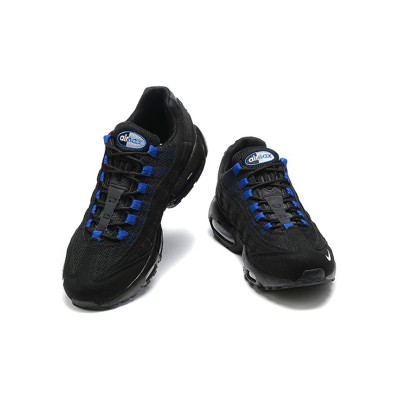 Nike Air Max 95 'Black Royal Blue' FN3876-001 – メンズアイコニックエアクッションスニーカー、スタイリッシュで快適なランニングシューズ
