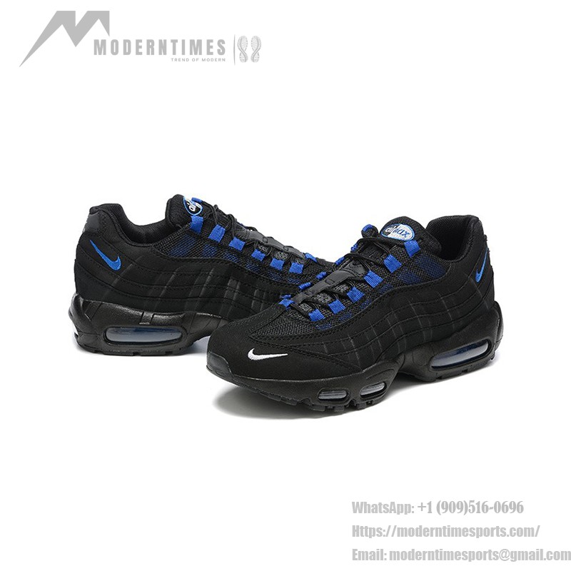 Nike Air Max 95 Black Royal Blue FN3876-001 メンズランニングシューズ Nike Air Max 95 'Black Royal Blue' メンズエアクッションテクノロジー付きスニーカー