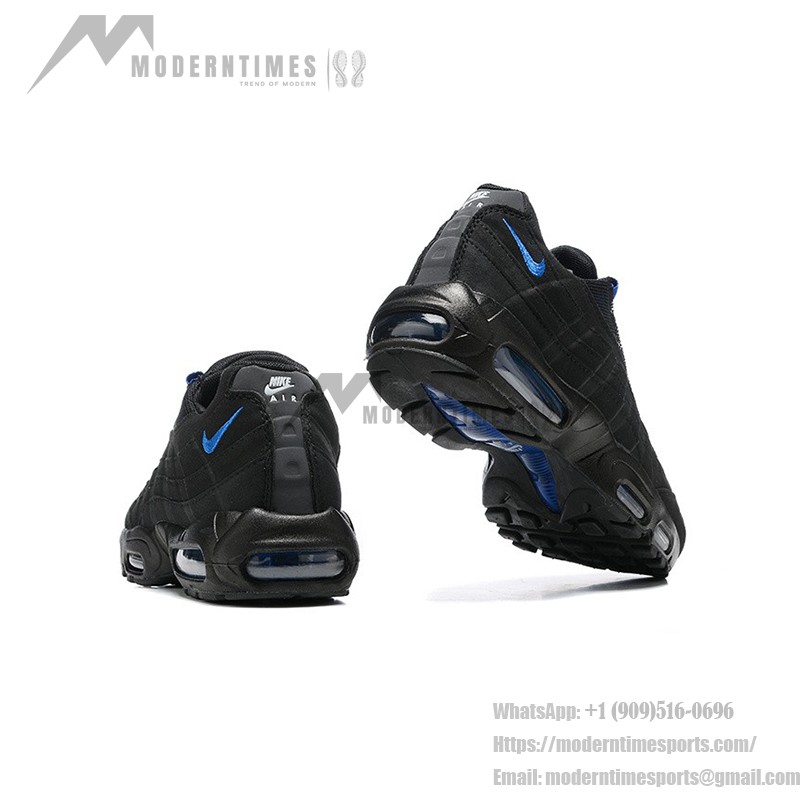 Nike Air Max 95 Black Royal Blue FN3876-001 メンズランニングシューズ Nike Air Max 95 'Black Royal Blue' メンズエアクッションテクノロジー付きスニーカー