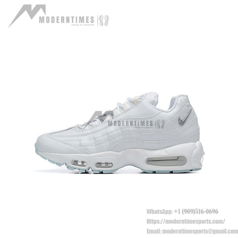 Nike Air Max 95 'Jewel - White' FN7273-100 プレミアムホワイトランニングシューズ Nike Air Max 95 'Jewel - White' メンズランニングシューズ、エアマックスクッション、ジュエルスウッシュ付き
