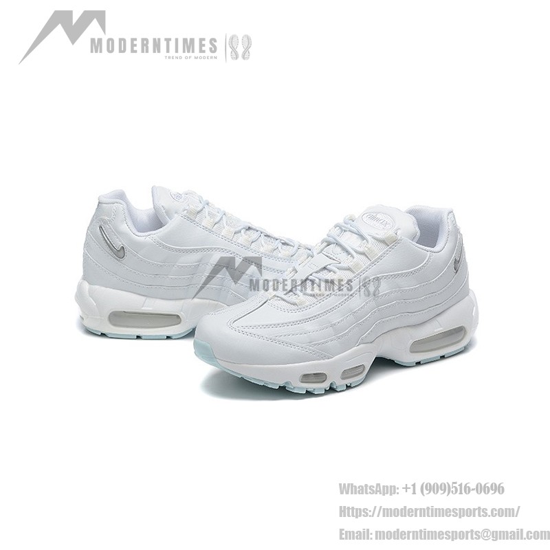 Nike Air Max 95 'Jewel - White' FN7273-100 プレミアムホワイトランニングシューズ Nike Air Max 95 'Jewel - White' メンズランニングシューズ、エアマックスクッション、ジュエルスウッシュ付き