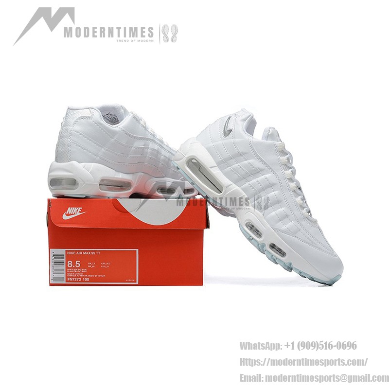 Nike Air Max 95 'Jewel - White' FN7273-100 プレミアムホワイトランニングシューズ Nike Air Max 95 'Jewel - White' メンズランニングシューズ、エアマックスクッション、ジュエルスウッシュ付き