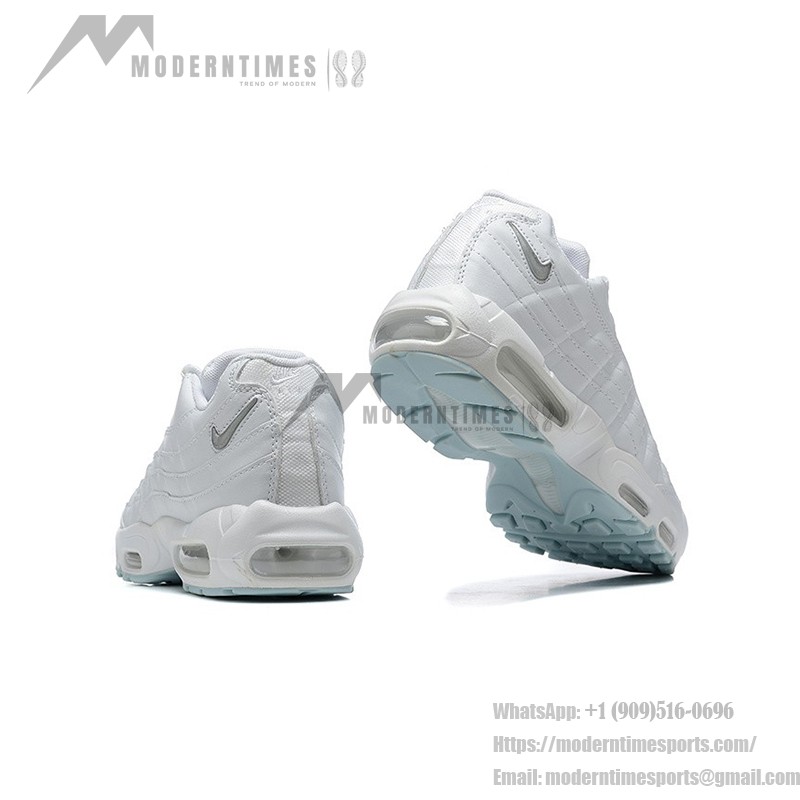 Nike Air Max 95 'Jewel - White' FN7273-100 プレミアムホワイトランニングシューズ Nike Air Max 95 'Jewel - White' メンズランニングシューズ、エアマックスクッション、ジュエルスウッシュ付き
