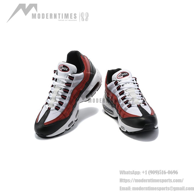 Nike Air Max 95 GS Bordeaux CJ3906-104 レッド&ブラック スニーカー Nike Air Max 95 GS Bordeaux CJ3906-104 レッド&ブラック スニーカー 側面図