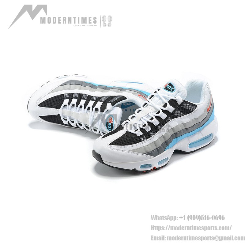 Nike Air Max 95 Glass Blue CV6971-100 グラデーション ブルー スニーカー Nike Air Max 95 Glass Blue CV6971-100 グラデーション ブルー スニーカー 側面図