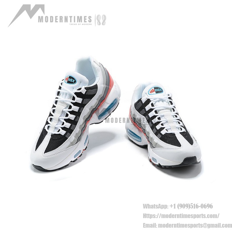 Nike Air Max 95 Glass Blue CV6971-100 グラデーション ブルー スニーカー Nike Air Max 95 Glass Blue CV6971-100 グラデーション ブルー スニーカー 側面図