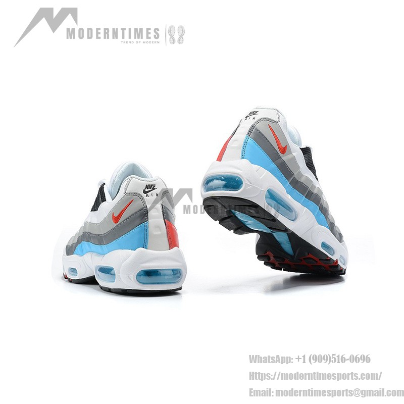 Nike Air Max 95 Glass Blue CV6971-100 グラデーション ブルー スニーカー Nike Air Max 95 Glass Blue CV6971-100 グラデーション ブルー スニーカー 側面図