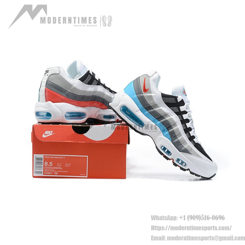 Nike Air Max 95 Glass Blue CV6971-100 グラデーション ブルー スニーカー Nike Air Max 95 Glass Blue CV6971-100 グラデーション ブルー スニーカー 側面図