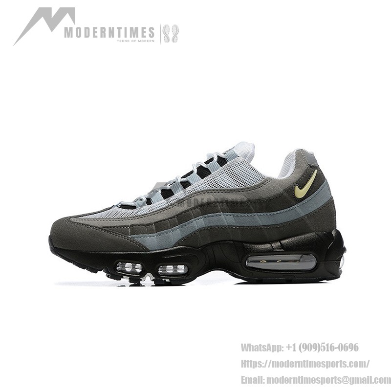 Nike Air Max 95 'Grey Jewel' クラシックグレー レトロ スニーカー - 快適なクッション性と多用途性 Nike Air Max 95 'Grey Jewel' クラシックグレー レトロ スニーカー