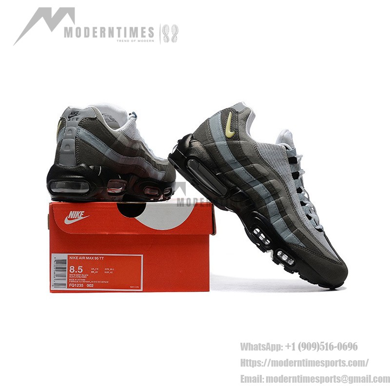 Nike Air Max 95 'Grey Jewel' クラシックグレー レトロ スニーカー - 快適なクッション性と多用途性 Nike Air Max 95 'Grey Jewel' クラシックグレー レトロ スニーカー