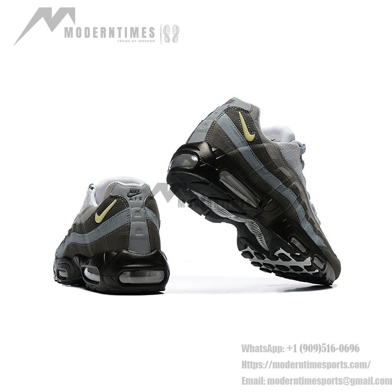 Nike Air Max 95 'Grey Jewel' クラシックグレー レトロ スニーカー - 快適なクッション性と多用途性 Nike Air Max 95 'Grey Jewel' クラシックグレー レトロ スニーカー