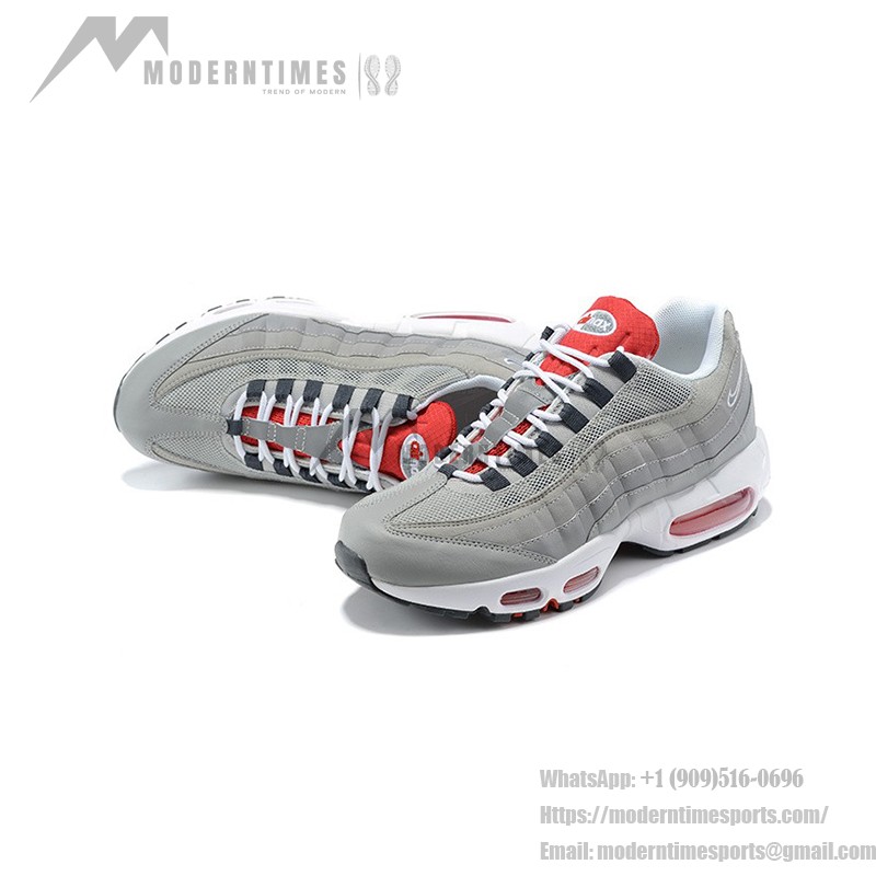 Nike Air Max 95 Grey USA DB0250-001 グレー&レッド スニーカー Nike Air Max 95 Grey USA DB0250-001 グレー&レッド スニーカー 側面図