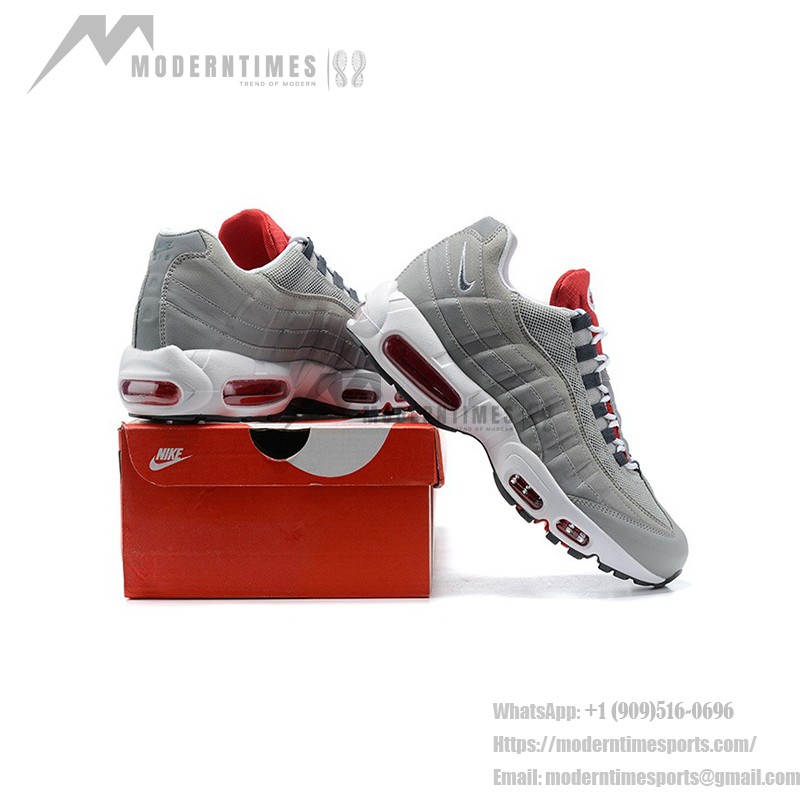 Nike Air Max 95 Grey USA DB0250-001 グレー&レッド スニーカー Nike Air Max 95 Grey USA DB0250-001 グレー&レッド スニーカー 側面図